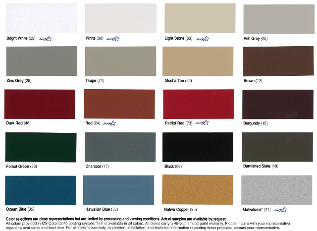 Metal Roofing Color Selection
